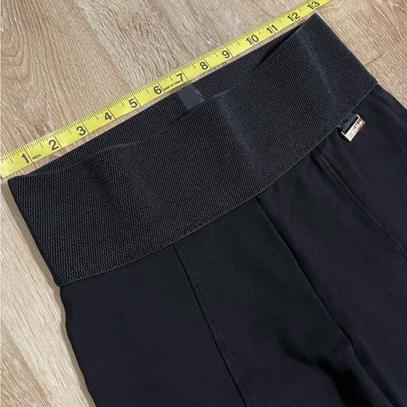 Calvin Klein Women’s Straight Leg Power Stretch Elastic Waist Black Pants SP - Picture 10 of 11